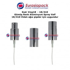 METAL SPREY VALF 18/410 GÜMÜŞ RENK METAL SPREY VALF 18/410 GÜMÜŞ RENK