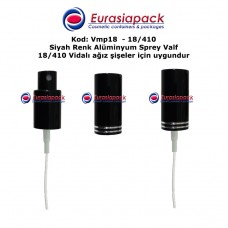 METAL SPREY VALF 18/410 SİYAH RENK METAL SPREY VALF 18/410 SİYAH RENK